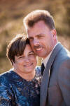 Carla & Michael during 20 year anniversary wedding revowing in Sedona, AZ